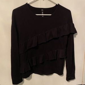 Ruffle long sleeve
